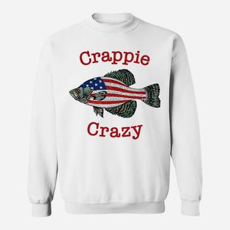 Freshwater Fishing Gift Men Women Kids USA Black Crappie Sweatshirt | Crazezy UK