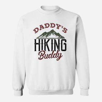 Funny Baby Rompers And Bodysuits Daddy Hiking Buddy Royaltee Camping Sweatshirt | Crazezy AU