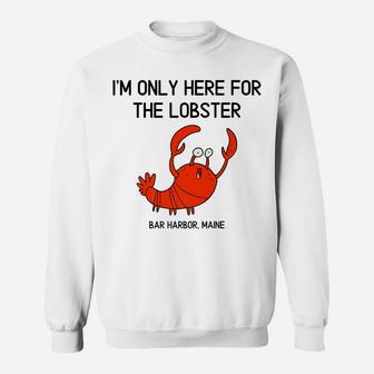 Funny Lobster Bar Harbor Maine Souvenir Gift Sweatshirt | Crazezy