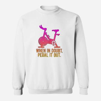 Funny Spinning Class Saying Gym Workout Fitness Spin Gift Sweatshirt | Crazezy CA