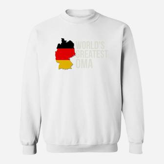 Germany Grandmother Sweatshirt - Oma German Flag Pullover Sweatshirt | Crazezy