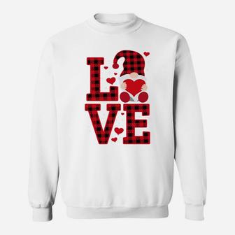 Gnomesvalentine's Day Couple Matching - Gnomes Valentines Sweatshirt Sweatshirt | Crazezy