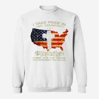 I Am A Veteran - I Stand For The Flag Sweatshirt | Crazezy