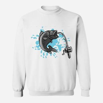 I Fish So I Don't Choke People Funny Fishing Saying Gift Sweatshirt | Crazezy