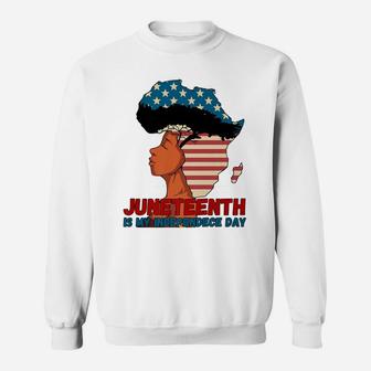 Juneteenth Is My Independence Day, 4Th Of July Black History Sweatshirt | Crazezy AU