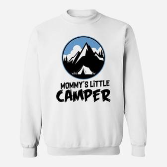 Kids Camping Boys Girls Mommys Little Camper Tee Sweatshirt | Crazezy DE