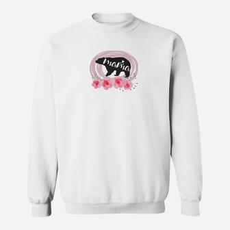 Mama Bear Cute Camping Tee For Women On Mothers Day Sweatshirt | Crazezy AU
