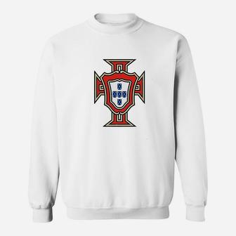 Portugal Soccer National Team Football Retro Crest Graphic Sweatshirt | Crazezy