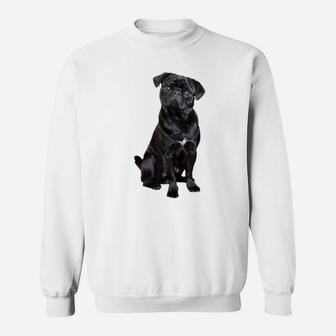 Pug Shirt For Dog Mom Dad Gift Idea Funny Cute Black Pug Sweatshirt | Crazezy