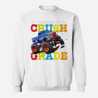 Ready To Crush 2Nd Grade Shirt Monster Truck Back To School Sweatshirt | Crazezy