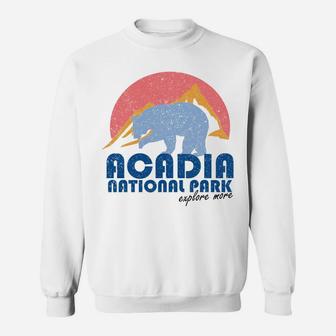 Retro Acadia National Park Maine Vintage Gift Sweatshirt | Crazezy AU