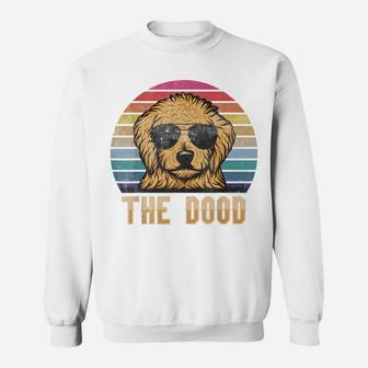 Retro Vintage Goldendoodle The Dood Shirt Gift Dad Mom Kids Sweatshirt | Crazezy DE