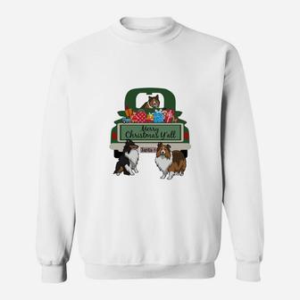 Sheltie Sheltie Gift, Sheltie Christmas Sweatshirt Gift Sweatshirt | Crazezy UK