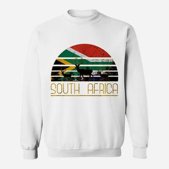 South African Flag South Africa Safari Men Women Kids Gift Sweatshirt | Crazezy