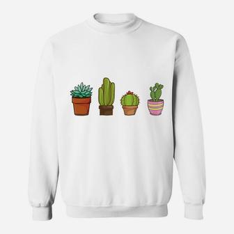 Succulent Gifts For Women Cactus Garden - What The Fucculent Sweatshirt | Crazezy CA