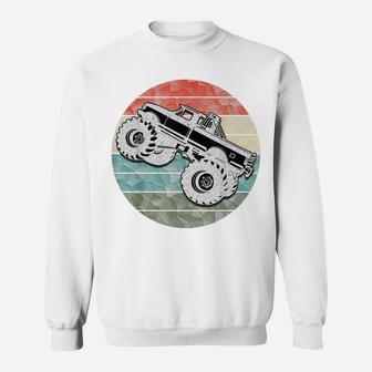 Vintage Monster Trucks Tshirt Big Foot Cars Lovers Gift Tee Sweatshirt | Crazezy