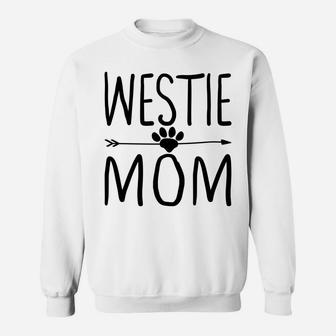 Westie Lover Gift Mom Matching Mother Pajama Dog Mum Mama Sweatshirt Sweatshirt | Crazezy AU