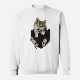 Wolf White Pup In Pocket Wolves Tee Shirt Gifts Sweatshirt | Crazezy