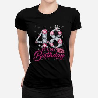 48 It's My Birthday 1973 48Th Birthday Gift Tee For Womens Women T-shirt | Crazezy