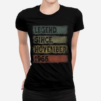 55Th Birthday Gifts 55 Years Old Legend Since November 1966 Women T-shirt | Crazezy AU
