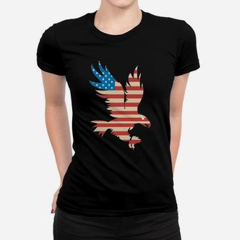American Flag Bald Eagle Hoodie - Usa Sweatshirt Women T-shirt | Crazezy