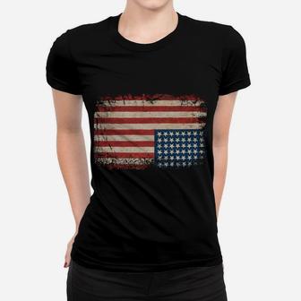 American Flag Distress Upside Down United States Usa Women T-shirt | Crazezy AU