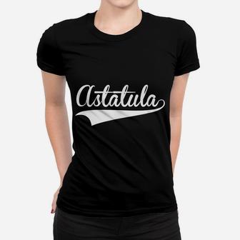ASTATULA Baseball Vintage Retro Font Women T-shirt | Crazezy CA