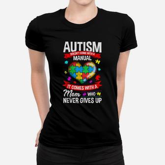Autism Mom Shirt Women Autism Awareness Shirts Mom Cute Gift Women T-shirt | Crazezy