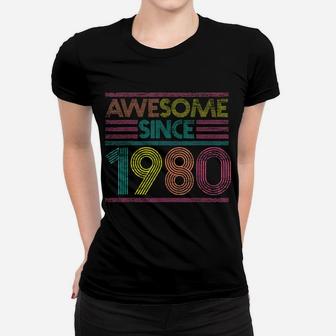 Awesome Since 1980 39Th Birthday Gifts 39 Years Old Women T-shirt | Crazezy