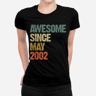 Awesome Since May 2002 17 Years Old 17Th Birthday Gift Women T-shirt | Crazezy