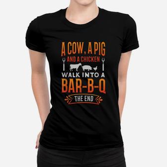 Barbecue BBQ Joke Gift For Grill Master Chef Women T-shirt | Crazezy DE