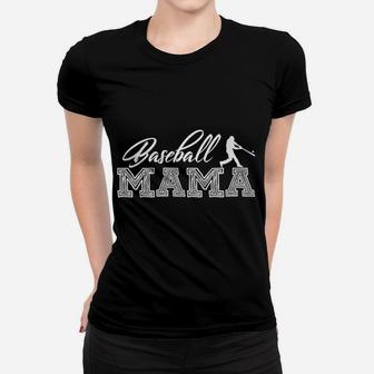 Baseball Mama Son Baseball Player Mothers Day Hallowee Women T-shirt | Crazezy CA
