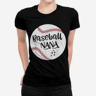 Baseball Nana Grandma Women Christmas Mother's Day Gift Papa Women T-shirt | Crazezy