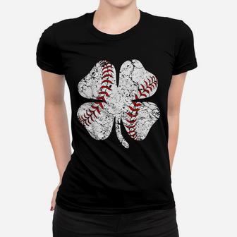 Baseball St Patricks Day T Shirt Boys Men Catcher Shamrock Women T-shirt | Crazezy