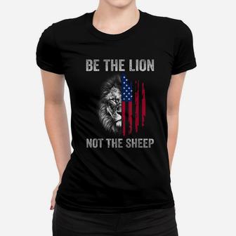 Be The Lion Not The Sheep American Patriotic Kid Men Veteran Women T-shirt | Crazezy UK