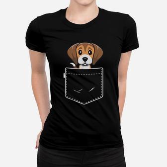 Beagle Dog In Pocket Tee Shirts Men Women Beagle Lover Gift Women T-shirt | Crazezy