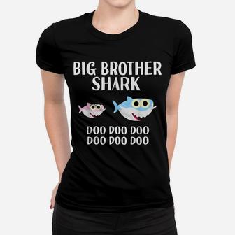 Big Brother Shark Doo Doo Christmas Matching Family Pjs & Women T-shirt | Crazezy