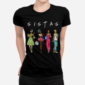Black Sistas Queen Melanin African American Women Pride Women T-shirt | Crazezy AU