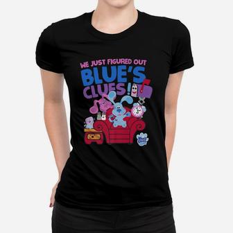 Blue's Clues & You Group Shot Just Figured Out Blue's Clues Women T-shirt | Crazezy
