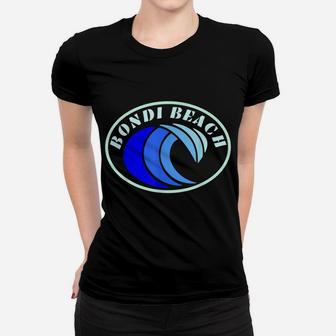 Bondi Beach Retro Australia Souvenir Women T-shirt | Crazezy