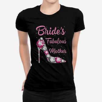 Bride's Fabulous Mother Happy Wedding Marry Vintage Shirt Women T-shirt | Crazezy