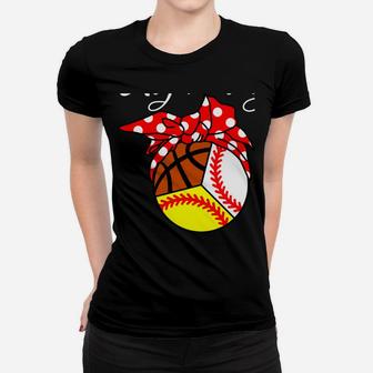 Busy Raising Ballers Funny Baseball Softball Basketball Mom Women T-shirt | Crazezy AU