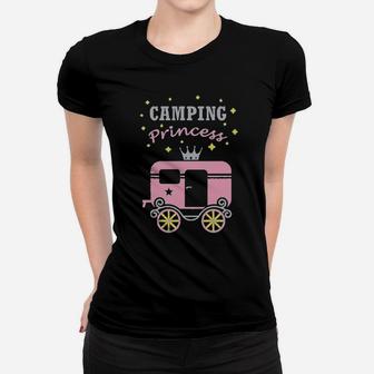 Camping Princess Gift For Girl Camper Camping Toddler Jersey Women T-shirt | Crazezy CA