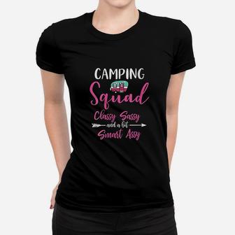 Camping Squad Funny Matching Family Girls Camping Trip Women T-shirt | Crazezy CA