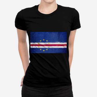 Cape Verdian Cape Verde Flag Sweatshirt Women T-shirt | Crazezy UK