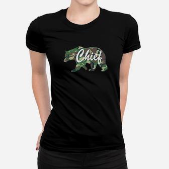 Chief Bearfunny Camping Summer Fathers Day Women T-shirt | Crazezy