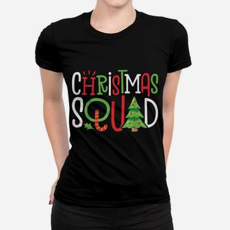 Christmas Squad Funny Xmas Tree Family Matching Pajamas Boys Women T-shirt | Crazezy