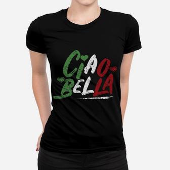 Ciao Bella Italy Flag Sweatshirt, Italian Sweatshirt Women T-shirt | Crazezy UK
