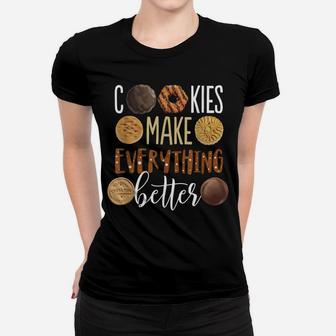 Cookies Make Everything Better T Shirt Funny Christmas Women T-shirt | Crazezy UK