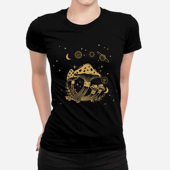 Cottagecore Mushroom Dark Academia Goblincore Aesthetic Women T-shirt | Crazezy
